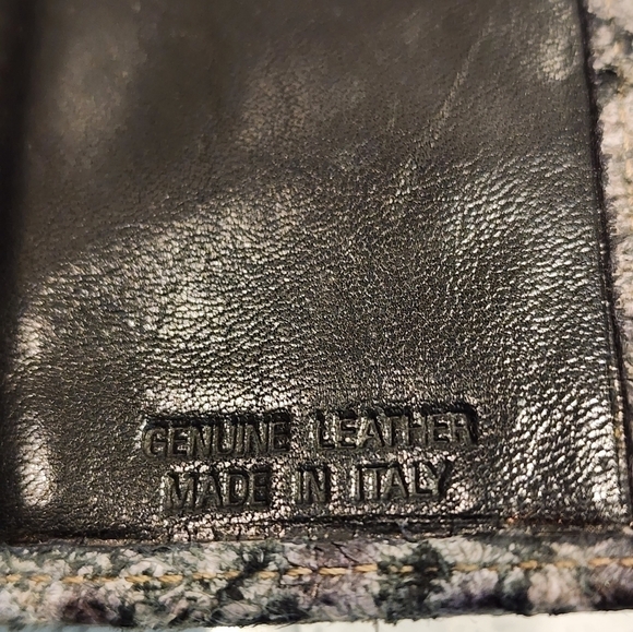 RENATO Balestra real 100% Ostrich leather wallet Italy - Picture 7 of 12